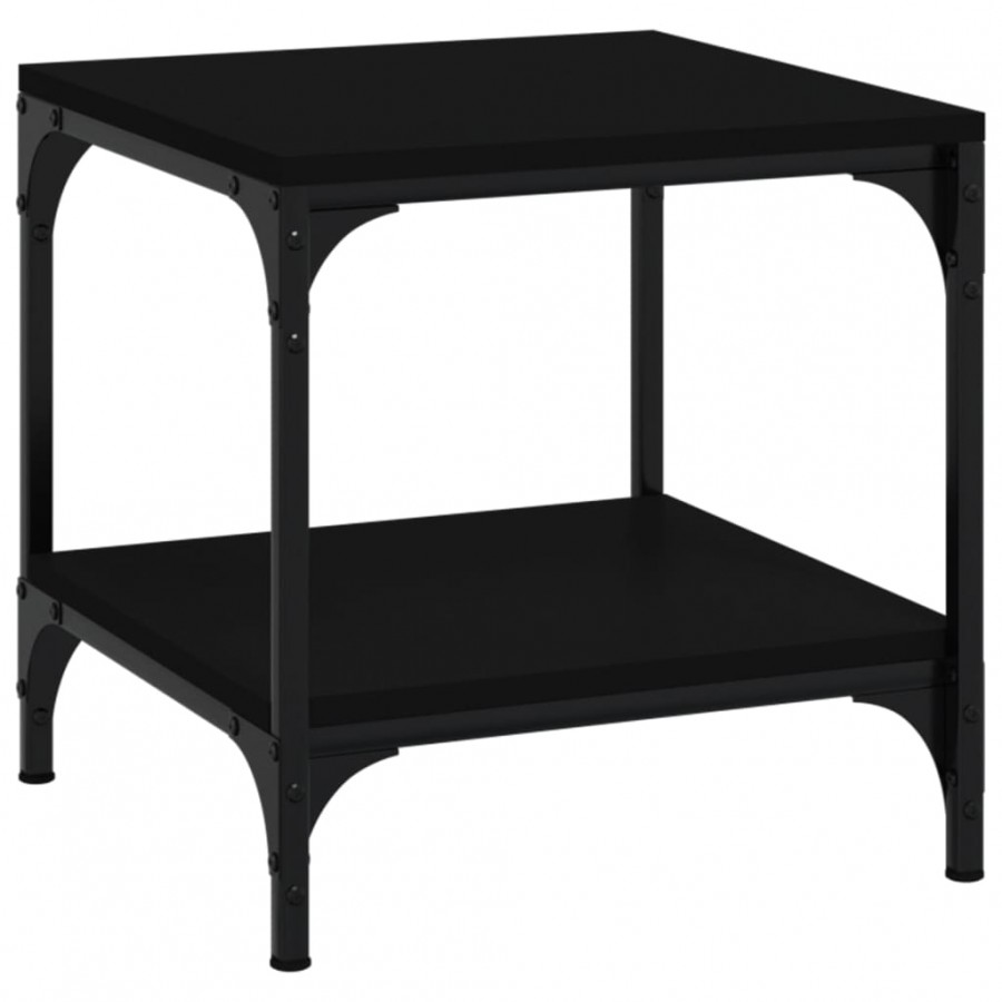 Table d'appoint Noir 40x40x40 cm 
