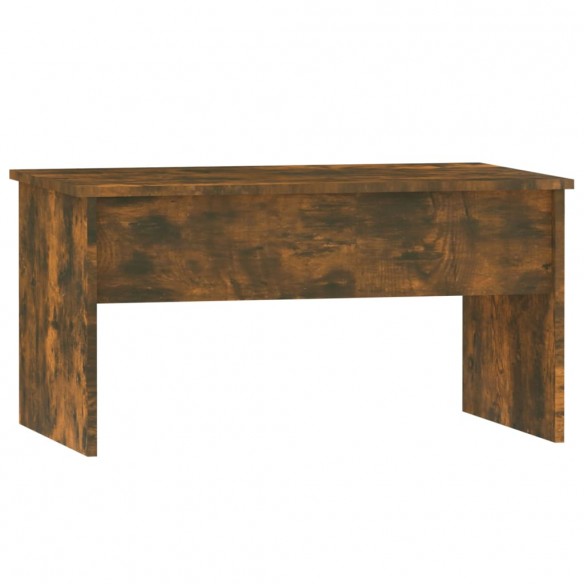 Table basse Chêne fumé 80x50,5x41,5 cm Bois d'ingénierie