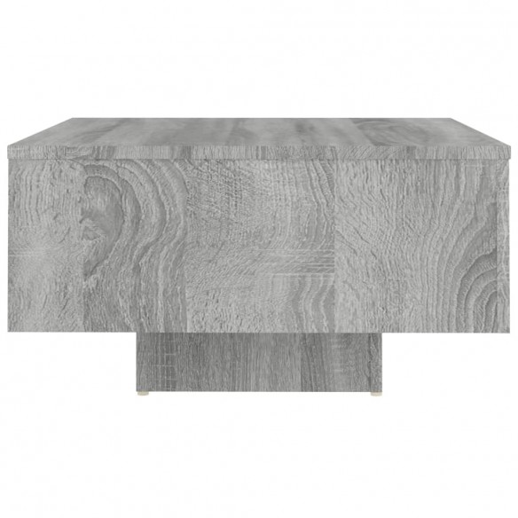 Table basse Sonoma gris 60x60x31,5 cm Bois d'ingénierie