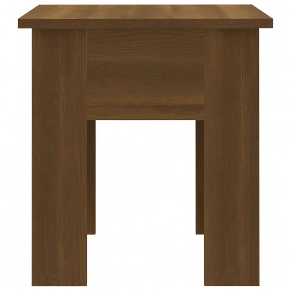 Table basse Chêne marron 40x40x42 cm Aggloméré