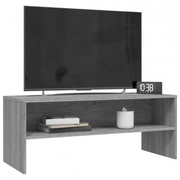 Meuble TV Sonoma gris 100x40x40 cm Bois d'ingénierie