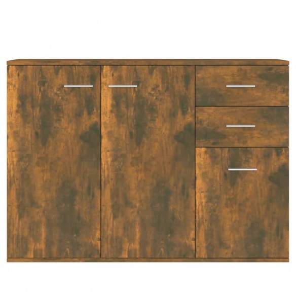 Buffet Chêne fumé 105x30x75 cm Bois d'ingénierie