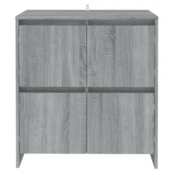 Buffet Sonoma gris 70x41x75 cm Bois d'ingénierie