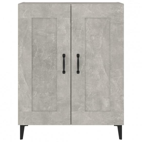 Buffet Gris béton 69,5x34x90 cm Bois d'ingénierie