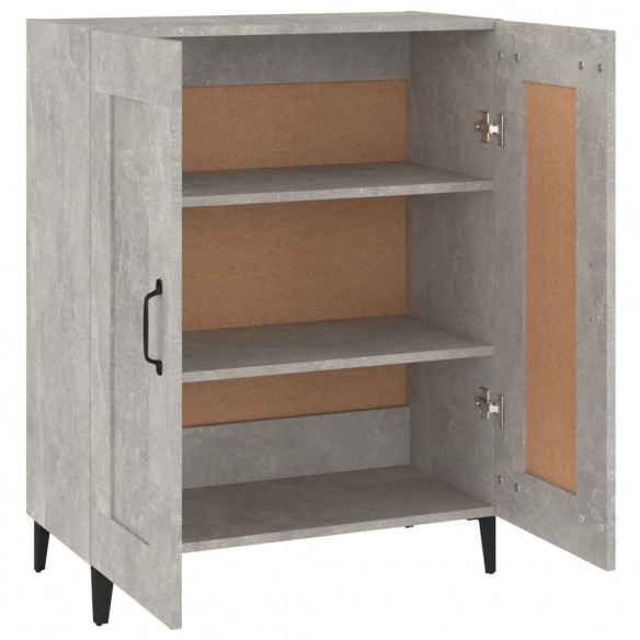 Buffet Gris béton 69,5x34x90 cm Bois d'ingénierie