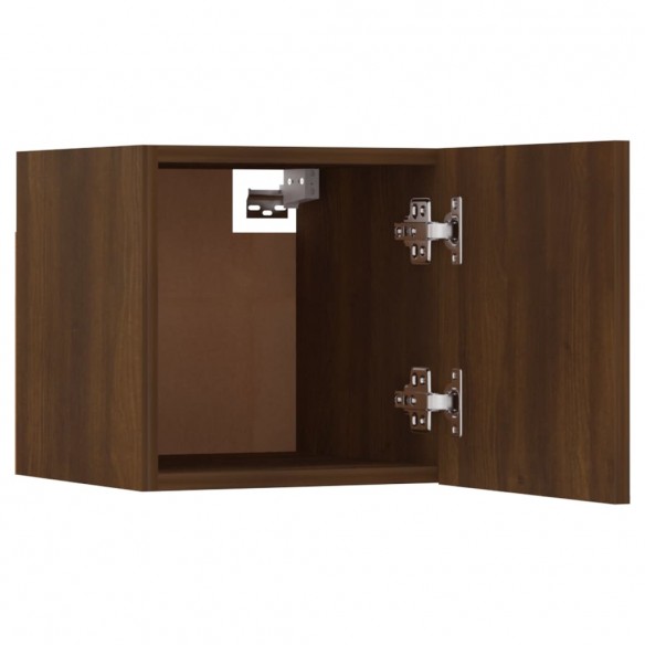 Meubles TV muraux 4 pcs Chêne marron 30,5x30x30 cm