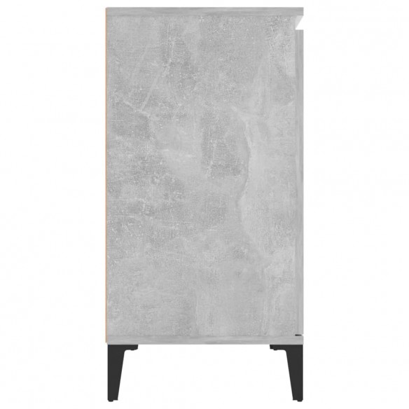 Buffet Gris béton 104x35x70 cm Aggloméré