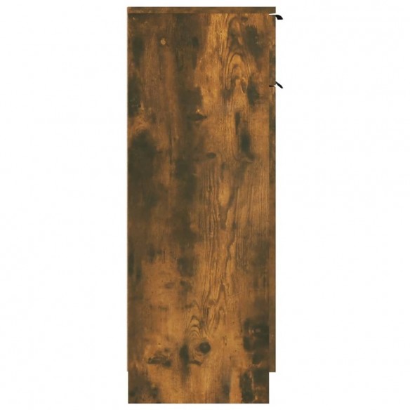 Armoire de bain Chêne fumé 32x34x90 cm Bois d'ingénierie