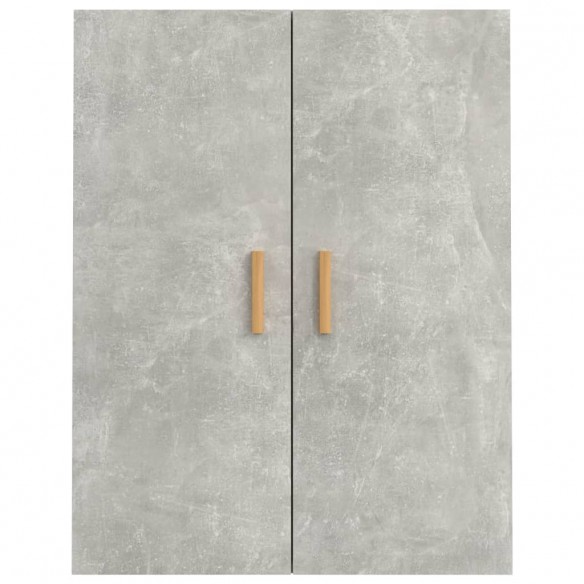 Armoire murale suspendue Gris béton 69,5x34x90 cm