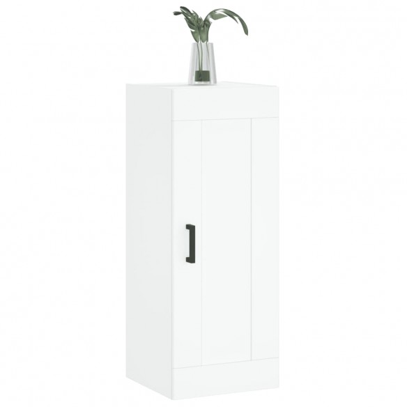 Armoire murale blanc 34,5x34x90 cm bois d'ingénierie