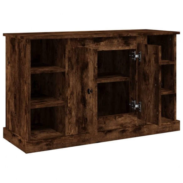 Buffet Chêne fumé 100x35,5x60 cm Bois d'ingénierie