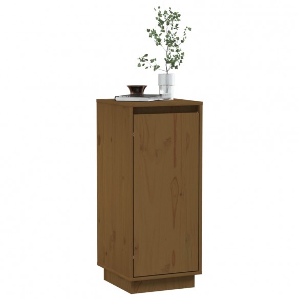 Buffet Marron miel 31,5x34x75 cm Bois massif de pin