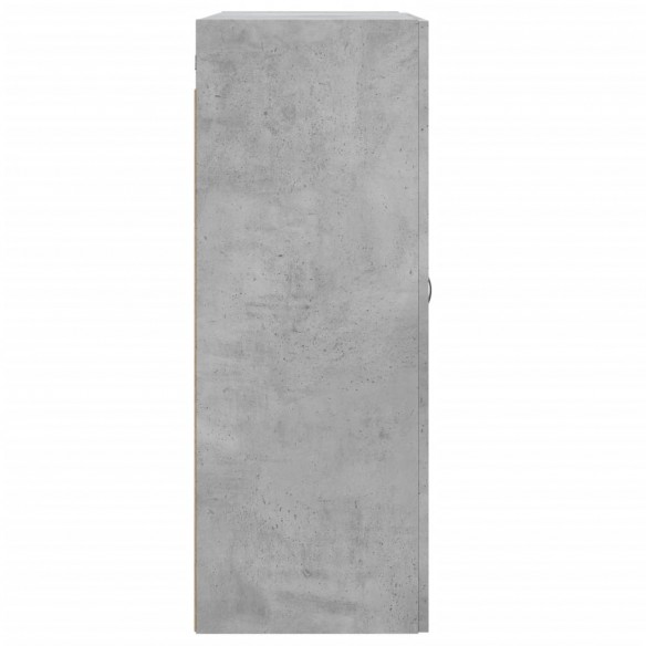 Armoire murale gris béton 69,5x34x90 cm bois d'ingénierie