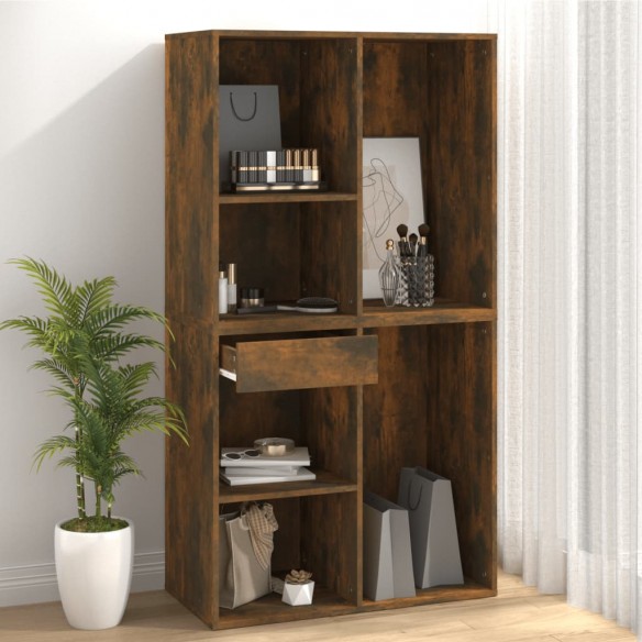 Armoire cosmétique Chêne fumé 80x40x75 cm Bois d'ingénierie