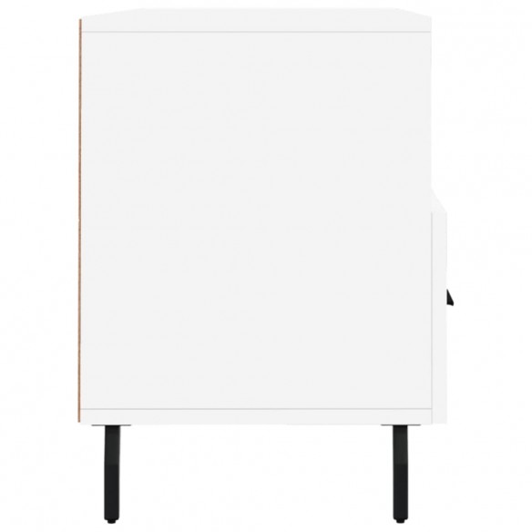 Meuble TV blanc 102x36x50 cm bois d'ingénierie