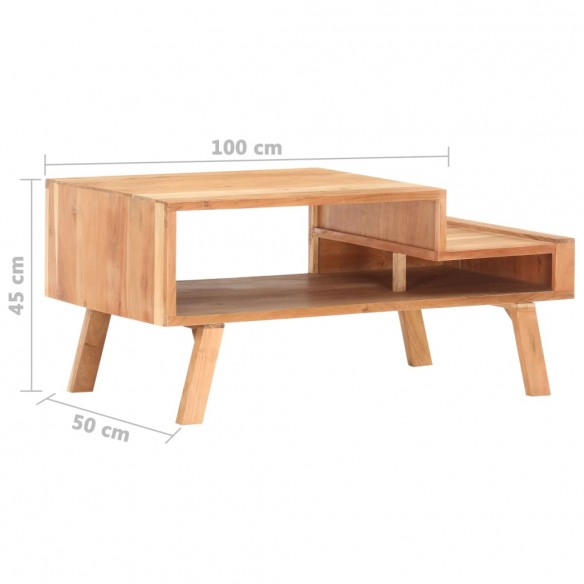Table basse 100x50x45 cm Bois d'acacia massif