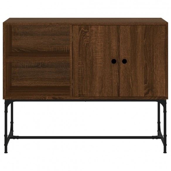 Buffet chêne marron 100x40x79,5 cm bois d'ingénierie