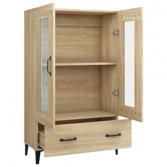 Buffet Chêne sonoma 70x31x115 cm Bois d'ingénierie