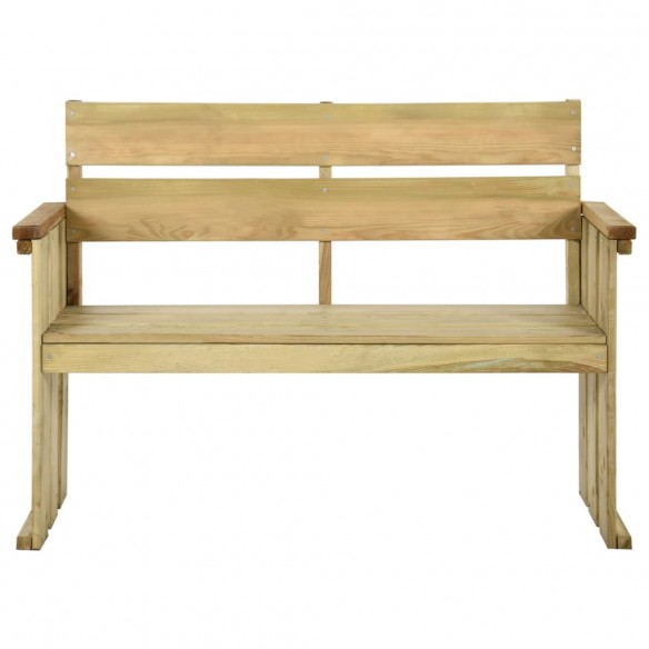 Banc de jardin 121 cm Bois de pin imprégné