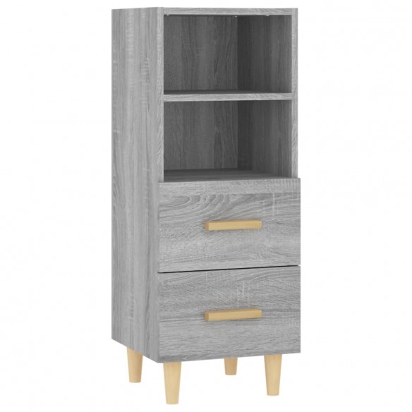 Buffet Sonoma gris 34,5x34x90 cm Bois d'ingénierie