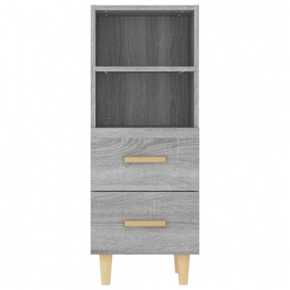 Buffet Sonoma gris 34,5x34x90 cm Bois d'ingénierie