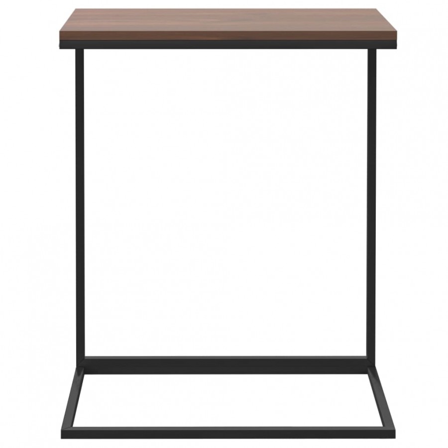 Table d'appoint Noir 55x35x66 cm 