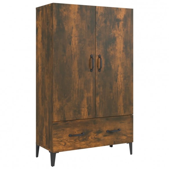 Buffet Chêne fumé 70x31x115 cm Bois d'ingénierie