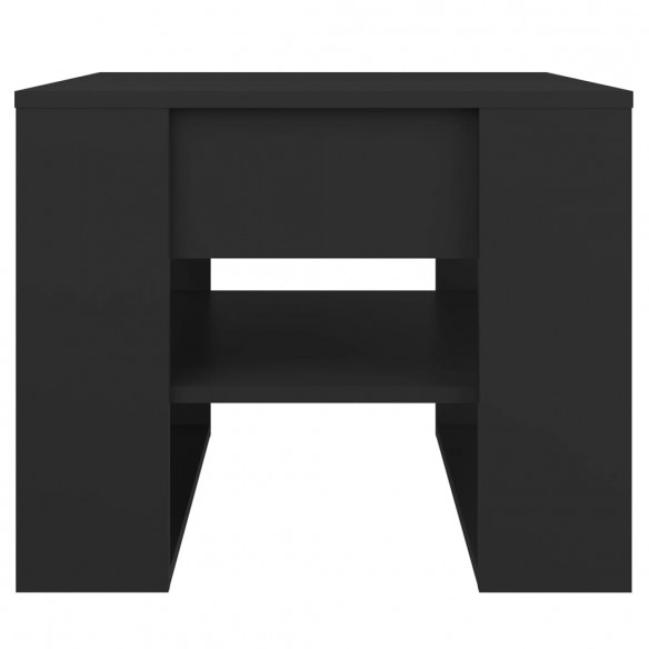 Table basse Noir 55,5x55x45 cm Bois d'ingénierie