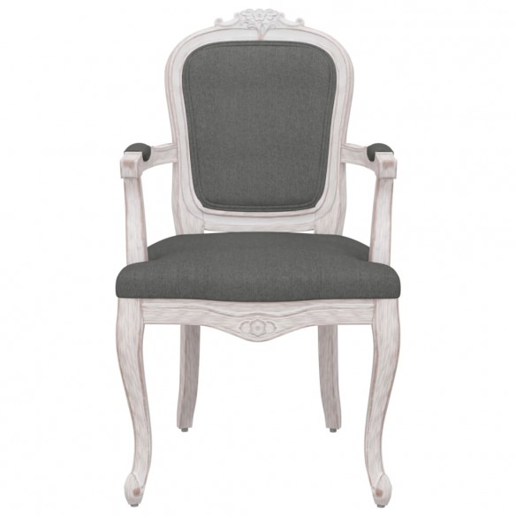 Chaise à manger gris foncé 62x59,5x100,5 cm tissu