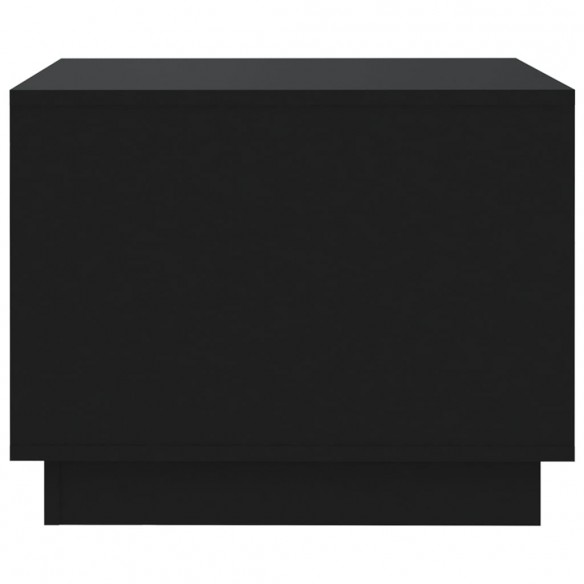 Table basse Noir 55x55x43 cm Aggloméré