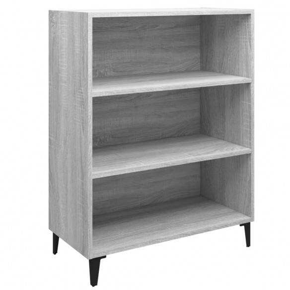 Buffet Sonoma gris 69,5x32,5x90 cm Bois d'ingénierie