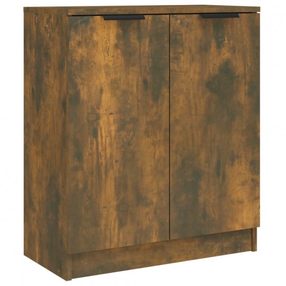 Buffet Chêne fumé 60x30x70 cm Bois d'ingénierie