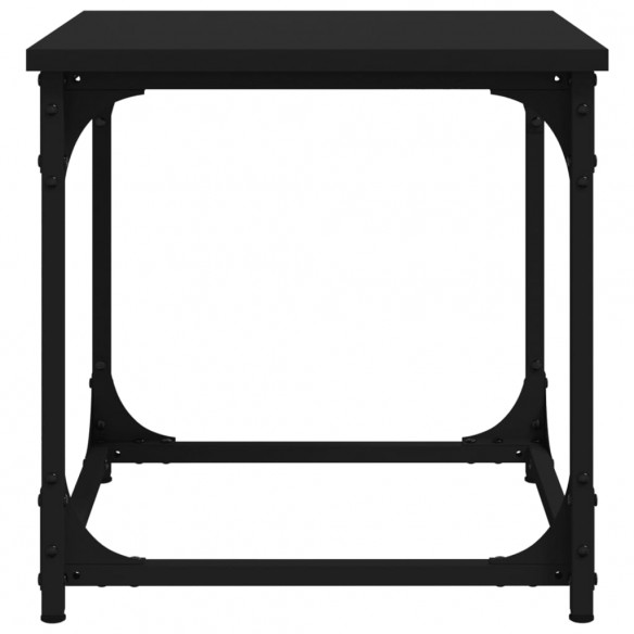 Table d'appoint Noir 40x40x40 cm Bois d'ingénierie