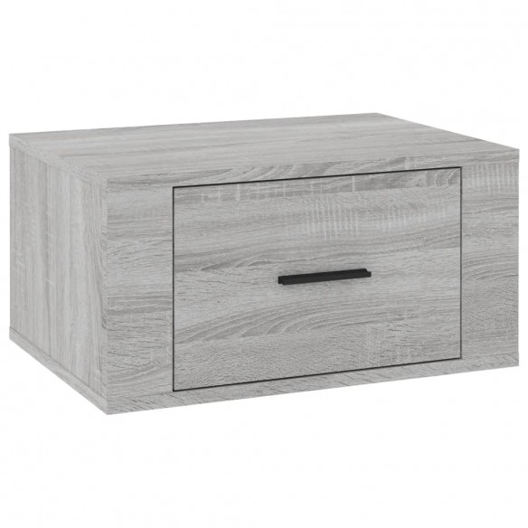 Tables de chevet murales 2 pcs Sonoma gris 50x36x25 cm