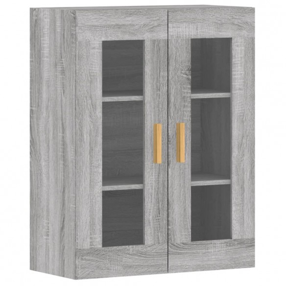 Armoires murales 2 pcs sonoma gris bois d'ingénierie