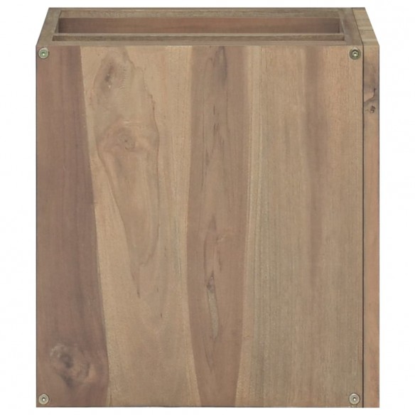 Armoire murale de salle de bain 46x25,5x40 cm Bois teck massif