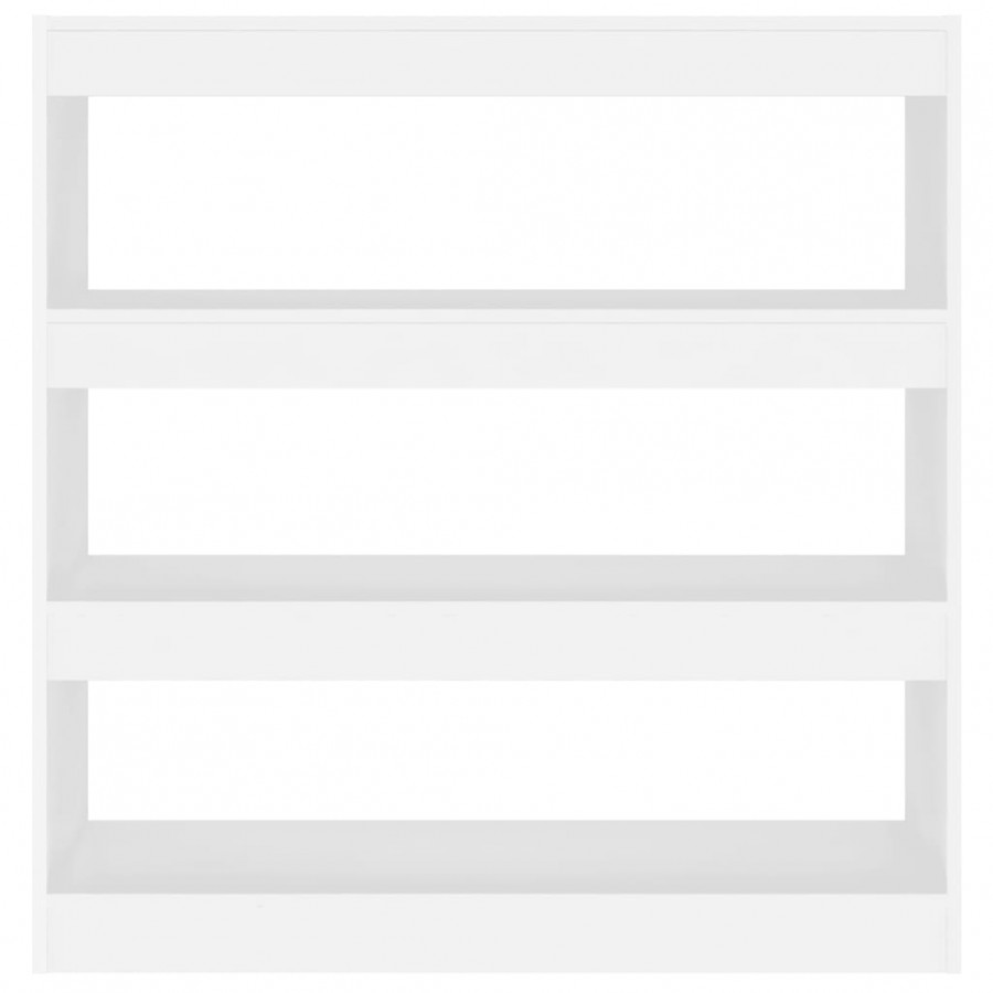 Bibliothèque/Séparateur de pièce Blanc 100x30x103 cm