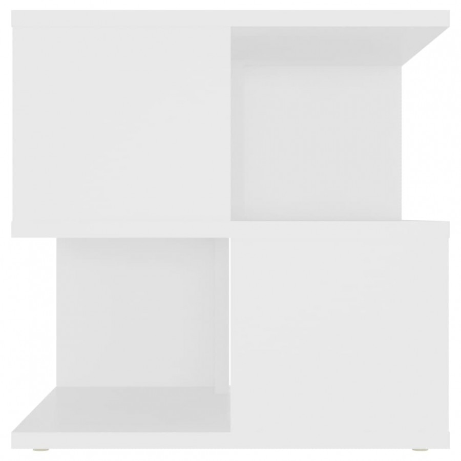 Table d'appoint Blanc 40x40x40 cm Aggloméré