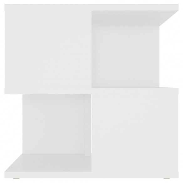 Table d'appoint Blanc 40x40x40 cm Aggloméré