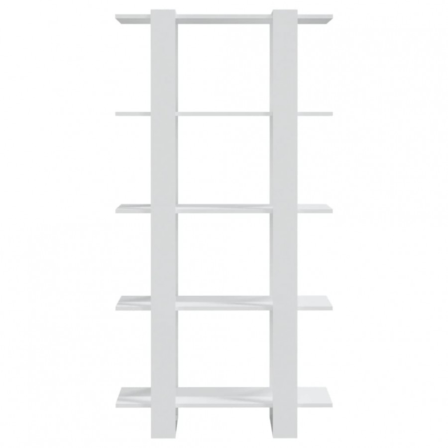 Bibliothèque/Séparateur de pièce Blanc 80x30x160 cm Aggloméré