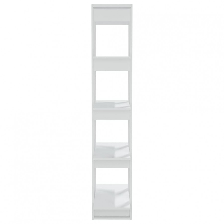 Bibliothèque/Séparateur de pièce Blanc 80x30x160 cm Aggloméré