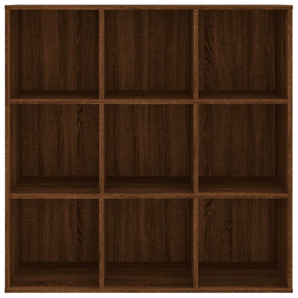 Armoire à livres Chêne marron 98x30x98 cm
