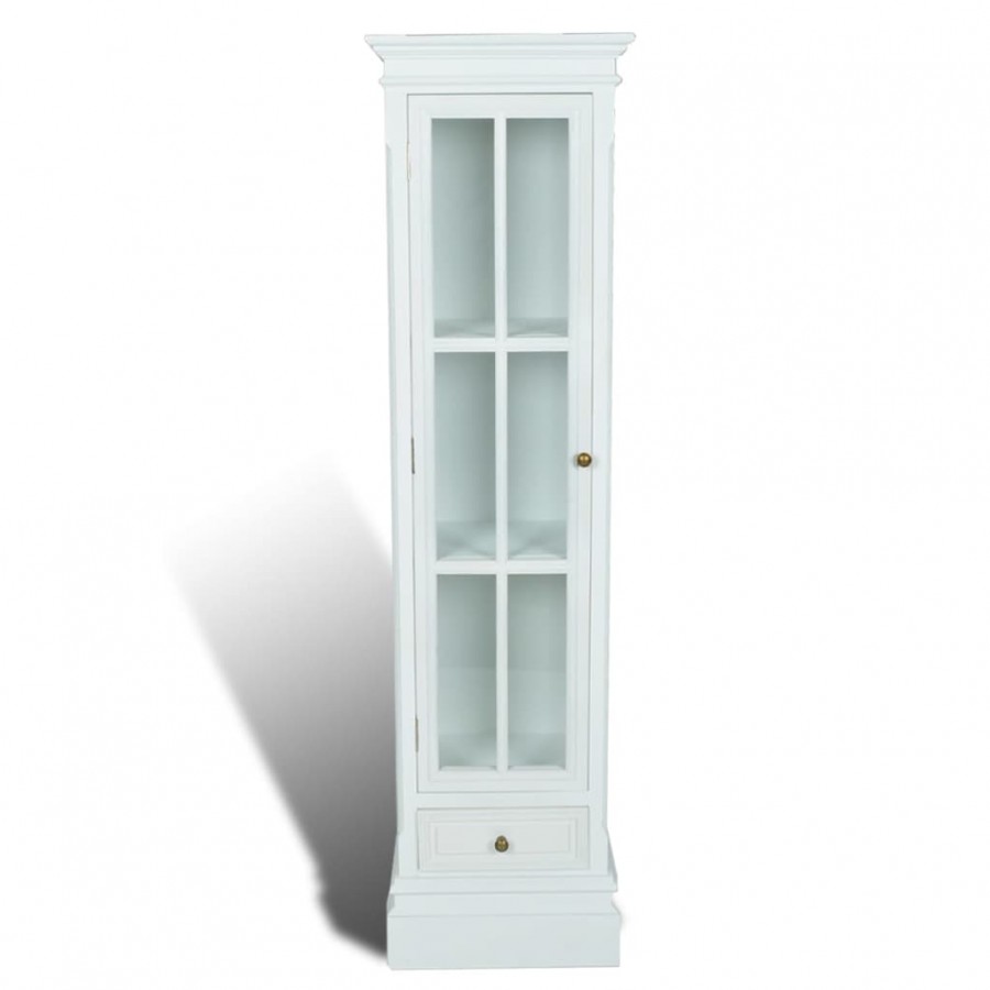 Meuble de bibliothèque avec 3 étagères Blanc Bois Meuble de bibliothèque avec 3 étagères Blanc Bois
