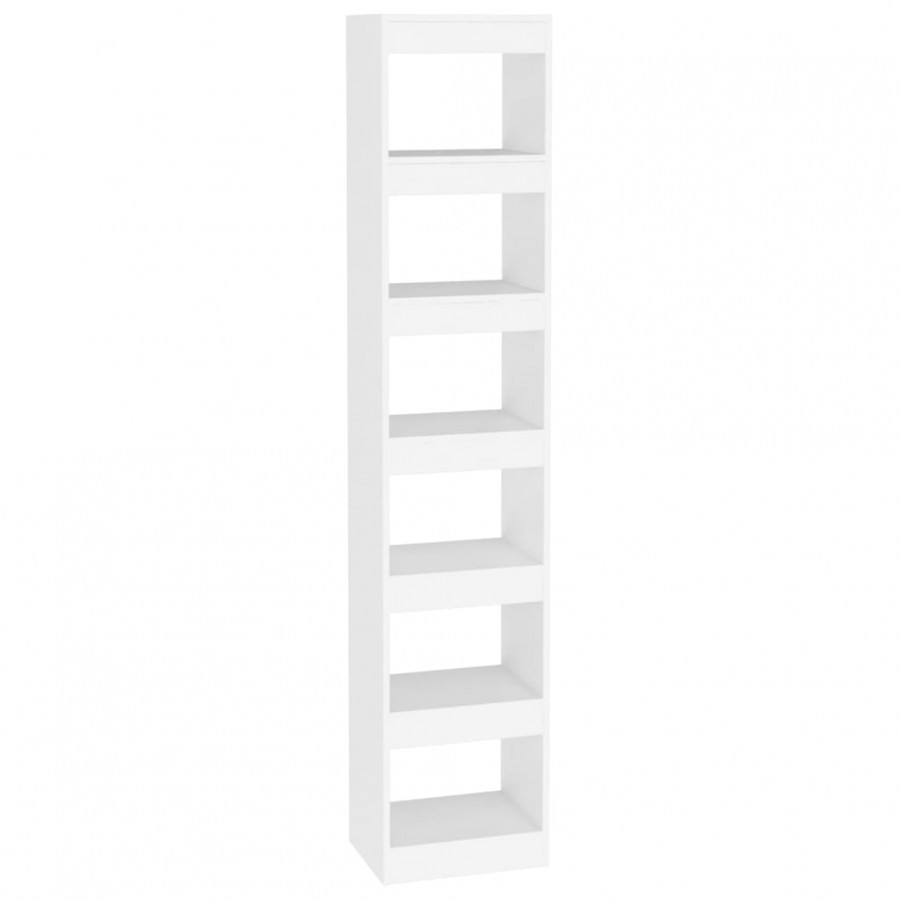 Bibliothèque/Séparateur de pièce Blanc 40x30x198 cm Bibliothèque/Séparateur de pièce Blanc 40x30x198 cm