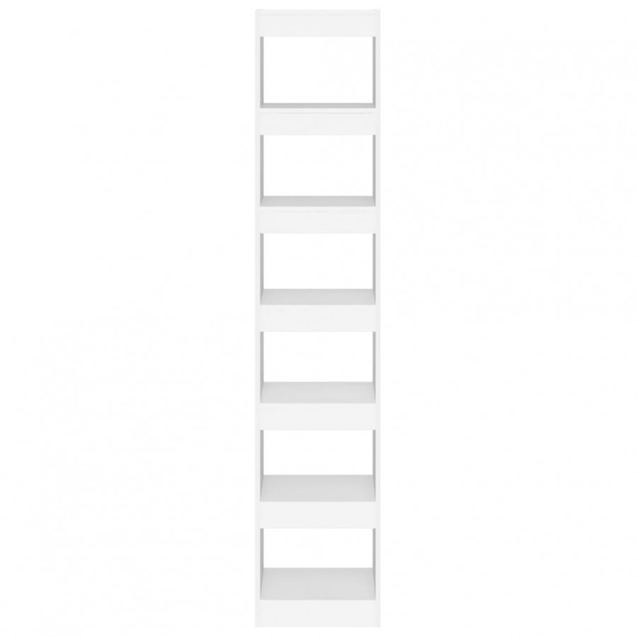 Bibliothèque/Séparateur de pièce Blanc 40x30x198 cm Bibliothèque/Séparateur de pièce Blanc 40x30x198 cm