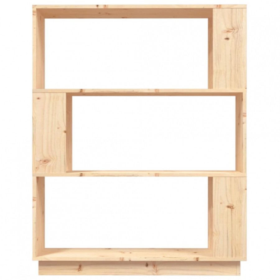 Bibliothèque/Séparateur de pièce 80x25x101 cm Pin solide Bibliothèque/Séparateur de pièce 80x25x101 cm Pin solide