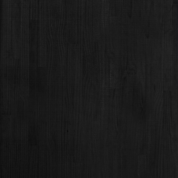 Étagère de rangement Noir 60x30x105 cm Bois de pin massif