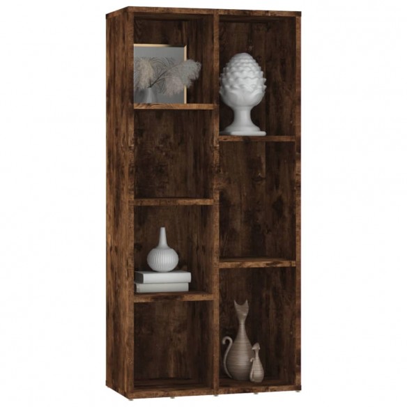 Armoire à livres Chêne fumé 50x25x106 cm