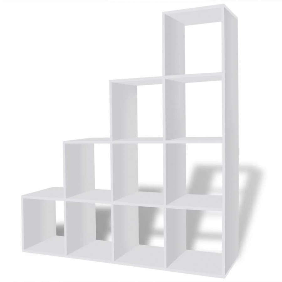 Bibliothèque/étagère 142 cm Blanc