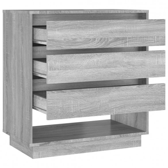 Buffet Sonoma gris 70x41x75 cm Bois d'ingénierie